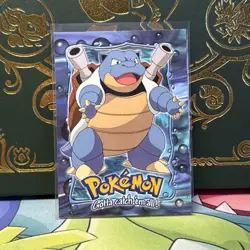 NEW Topps Pokemon E9 of 12 Blastoise Evolution Card, 1999, NM - Image 1