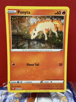 Ponyta 004/034 Trading Card Game Classic Holo NM #630 - Image 1