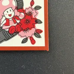 Toadette Super Mario Bros HANAFUDA JAPAN playing CARD Nintendo Red M383 - Image 5