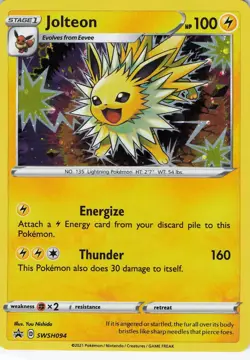 Jolteon Holo Promo SWSH: Sword & Shield Promo Cards SWSH094 - Image 1