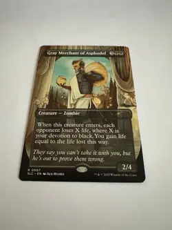 MTG Gray Merchant of Asphodel |NM| Encyclopedia Secret Lair Magic 0007 RARE - Image 1