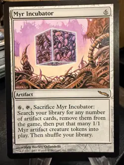 MTG Magic the Gathering Mirrodin Myr Incubator 1149 - Image 1