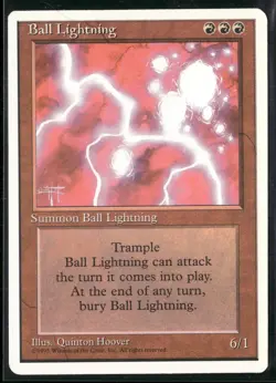 Ball Lightning 4th Edition MTG NM - Image 1