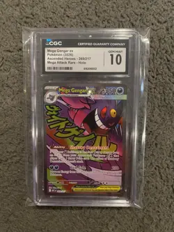 Mega Gengar ex 269/217 Ascended Heroes CGC 10 SAR Pokemon - Image 1