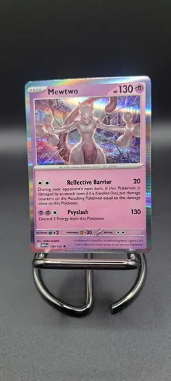 Pokemon TCG Mewtwo Scarlet & Violet-151 150/165 Holo Rare - Image 1