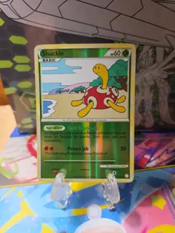 Pokemon TCG Shuckle 11/123 Heartgold & Soulsilver Reverse Holo NM-Mint - Image 1