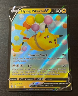 Pokemon TCG: Celebrations: Flying Pikachu V 006/025 NM - Image 1