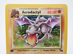 🦖✨ Aerodactyl 1/62 Prerelease Holo 1st Edition Fossil Pokemon Card WOTC LP 🦖✨ - Image 2