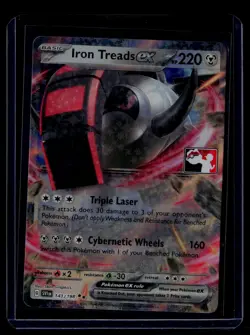 Pokemon TCG Prize Pack Series Cards #143/198 Iron Treads ex - Image 1