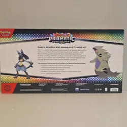 Pokemon Prismatic Evolutions Lucario ex Tyranitar ex Premium Collection Box - Image 2