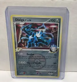 Dialga G 7/127 Platinum Crosshatch Pokemon League Promo Card - Image 1