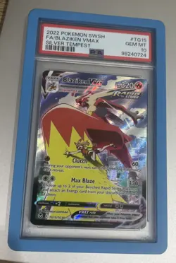 BLAZIKEN VMAX TG15/TG30 PSA 10 SILVER TEMPEST TRAINER GALLERY 2022 POKEMON ENG - Image 1