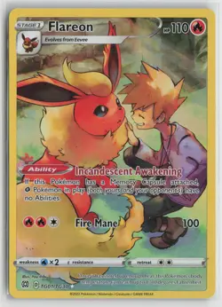 Flareon TG01/TG30 Holo Brilliant Stars Trainer Gallery Pokemon NM - Image 1