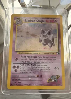 Pokemon Sabrina's Gengar 014/132 Gym Heroes Holo - Image 1