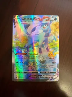Pokemon Glaceon VMAX Alternate Art Secret Rare Holo 209/203 Evolving Skies - Image 1