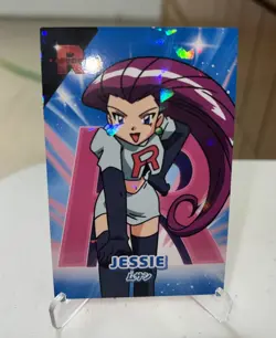 Pokemon Trainer Jessie Cracked Ice Holo Rocket Team Card Database Set Peru - Image 1