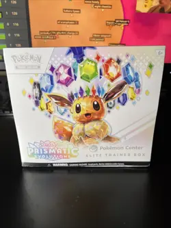 *DENT* Pokemon Center Exclusive Prismatic Evolutions Elite Trainer Box - ETB - Image 1