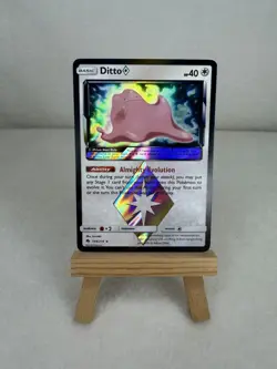 Pokemon TCG Ditto Prism Star Holo SM-Lost Thunder Prism Rare 154/214 NM/Mint - Image 1