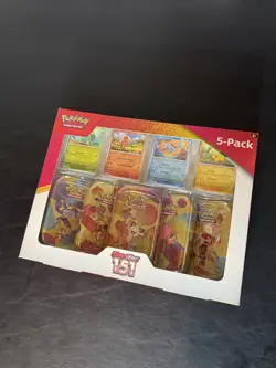 Pokemon Scarlet & Violet 151 5-Pack Set Bulbasaur Charmander Squirtle - Image 1