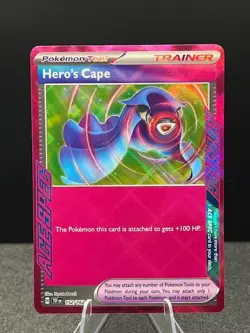 Hero's Cape 152/162 - ACE-SPEC - Temoral Forces - Pokemon TCG NM - A5 - Image 1