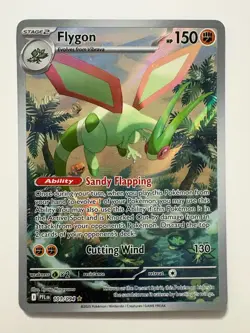 Pokemon Flygon 101/094 Me02: Phantasmal Flames Illustration Rare Holo 150 HP - Image 1