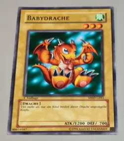 Yu Gi Oh Babydrache # MRD-G061 1.AUFLAGE Metal Raiders DE N.Mint-Mint Vintage - Image 1