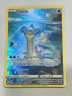 Lapras GG05/GG70 Crown Zenith Galarian Gallery Holo Card Near Mint Condition - Image 1