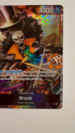 Brook (046) Alternate Art EB01-046 Extra Booster Memorial Collection One Piece - Image 2