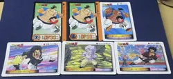 Dragon Ball Z Amada PP Card Lot 6pcs Krillin Satan Dabra Vintage 1990s Japan - Image 1