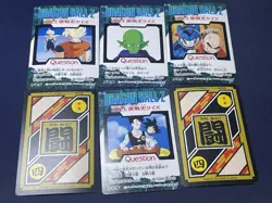 Dragon Ball Z Amada PP Card Lot 6pcs Krillin Satan Dabra Vintage 1990s Japan - Image 2