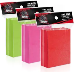 300PS Trading Card Sleeves for Standard Cards，Plastic Card Sleeves Fit - Image 1