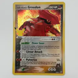 Team Magma's Groudon 9/95 Celebrations Classic Collection Pokemon Card NM - Image 1