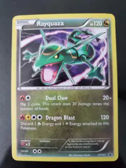 Rayquaza XY141 Holo Pokemon TCG XY Black Star Promo Card Near Mint NM - Image 1