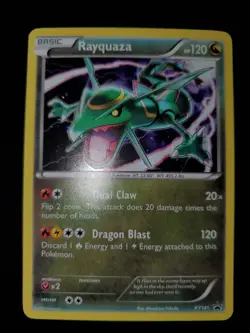 Rayquaza XY141 Holo Pokemon TCG XY Black Star Promo Card Near Mint NM - Image 2