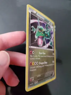 Rayquaza XY141 Holo Pokemon TCG XY Black Star Promo Card Near Mint NM - Image 3