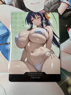 Akeno High School DxD Goddess Story Waifu Anime Custom Card - Image 1