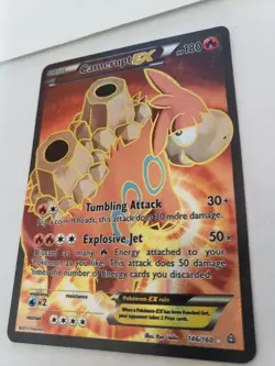 Camerupt EX 146/160 - XY Primal Clash Full Art Ultra Rare Holo Pokemon Card NM - Image 1