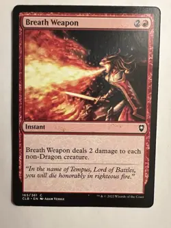 MTG Breath Weapon - Commander Legends: Battle For Baldurs Gate NM - Image 1
