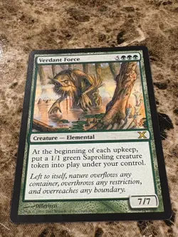 VERDANT FORCE Magic the Gathering MTG 10th Edition - Image 1