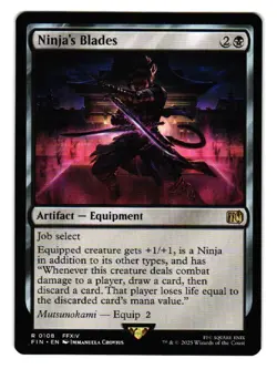 2025 Magic MTG Ninja's Blades FINAL FANTASY 108 NM Normal - Image 1