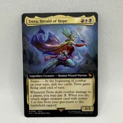 MTG - Terra, Herald of Hope (Extended Art) Commander: Final Fantasy Regular NM - Image 1
