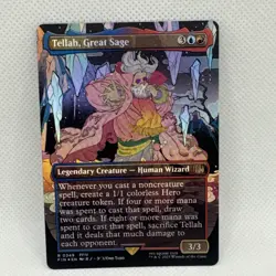 MTG - Tellah, Great Sage (Borderless) Final Fantasy Foil NM Pack Fresh - Image 1