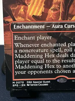 MTG: Maddening Hex (Borderless) Special Guests Regular Red Enchantment Mythic - Image 4