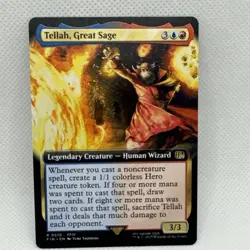 MTG - Tellah, Great Sage (Extended Art) Final Fantasy Regular NM Pack Fresh - Image 1