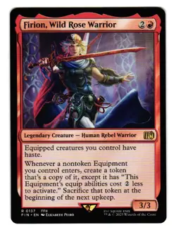 2025 Magic MTG Firion, Wild Rose Warrior FINAL FANTASY 137 NM Normal - Image 1