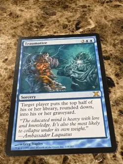 TRAUMATIZE Magic the Gathering MTG 10th Edition - Image 1