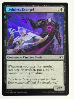Lightless Evangel FOIL Edge of Eternities 109 NM Magic MTG - Image 1
