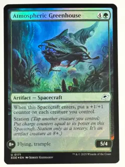 Atmospheric Greenhouse FOIL Edge of Eternities 171 NM Magic MTG - Image 1