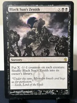 MTG: Black Sun's Zenith : Mirrodin Besieged Regular Black Rare Sorcery - Image 1