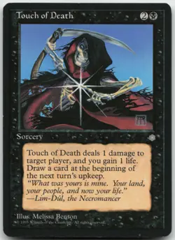MTG Touch of Death C Ice Age LP - Image 1